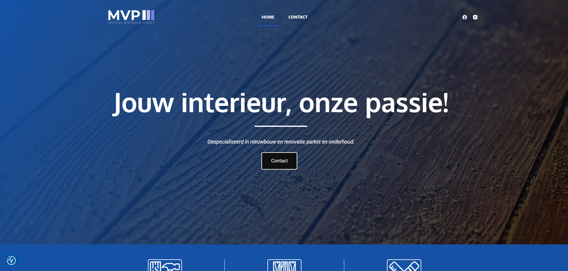 Floris Daenens websiteproject mvparket