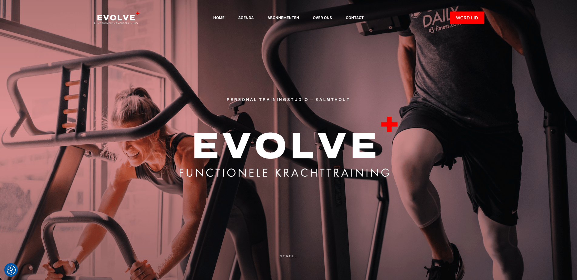 Websiteproject Evolve+ Sport